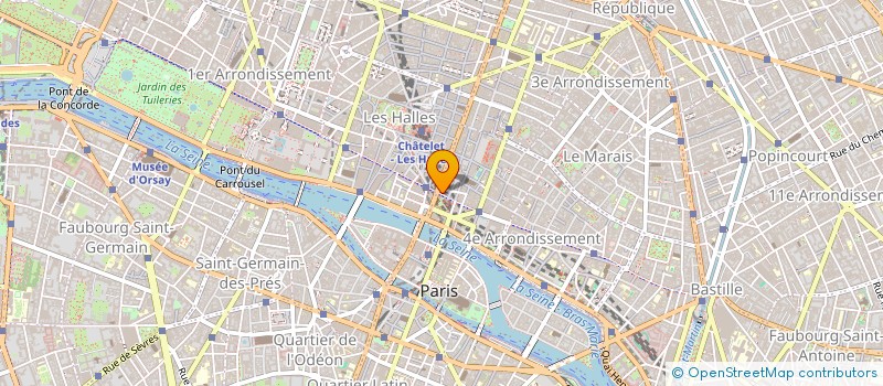 localisation de l'entreprise CARESS à PARIS