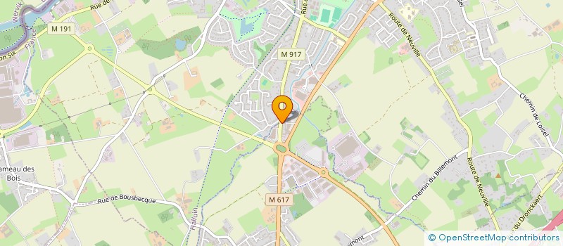 localisation de l'entreprise CARESSE  RONCQ