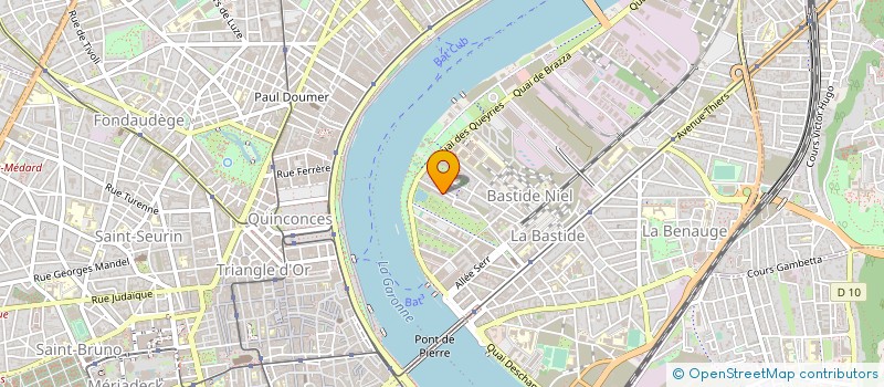 localisation de l'entreprise CARESTLA T&M à BORDEAUX