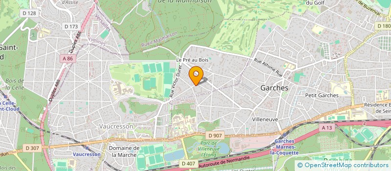 localisation de l'entreprise CARET à VAUCRESSON