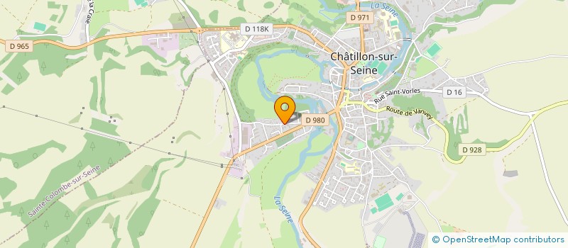 localisation de l'entreprise CARETRO  CHATILLON-SUR-SEINE