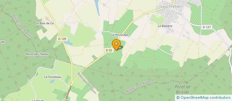 localisation de l'entreprise CARETTE à BRISSAC LOIRE AUBANCE