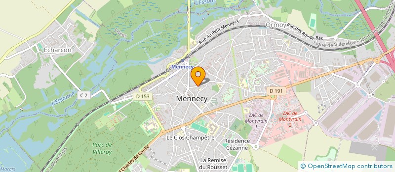localisation de l'entreprise CARETTE ROBERT à MENNECY