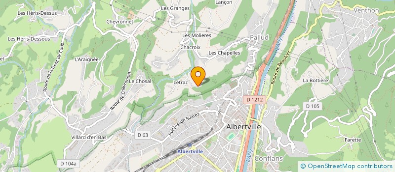 localisation de l'entreprise CAREVE  PALLUD