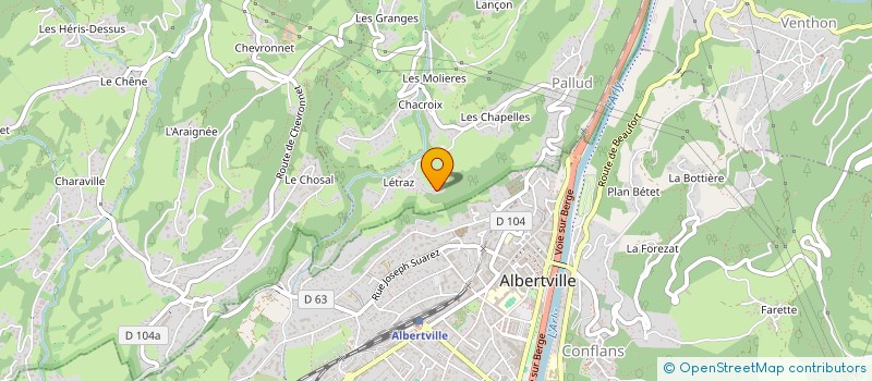 localisation de l'entreprise CAREVE IMMO  PALLUD