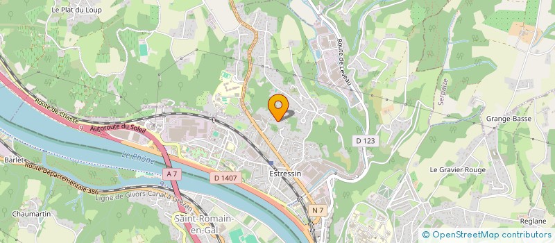 localisation de l'entreprise CAREVITA à VIENNE