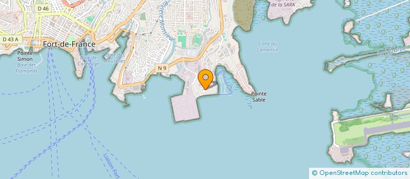 localisation de l'entreprise CAREX 1  FORT-DE-FRANCE