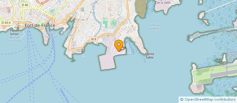 localisation de l'entreprise CAREX 3  FORT-DE-FRANCE