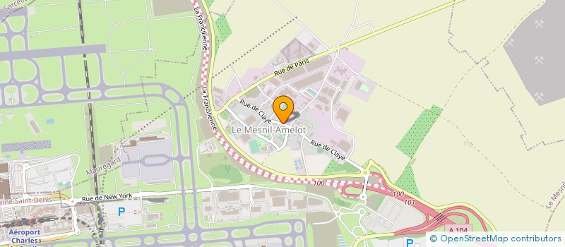 localisation de l'entreprise CAREX FRANCE à LE MESNIL-AMELOT