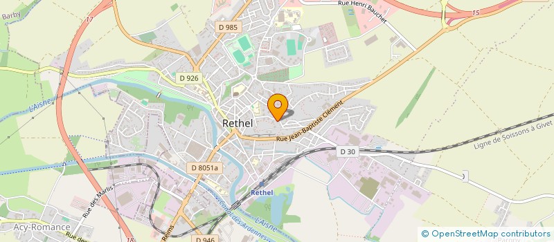 localisation de l'entreprise CAREXPRESS à RETHEL