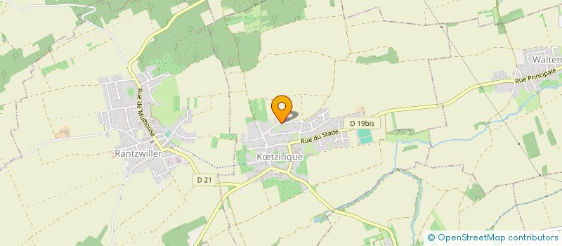 localisation de l'entreprise CARF  KTZINGUE