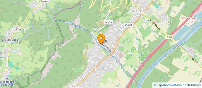 localisation de l'entreprise CARFAM  LA TERRASSE