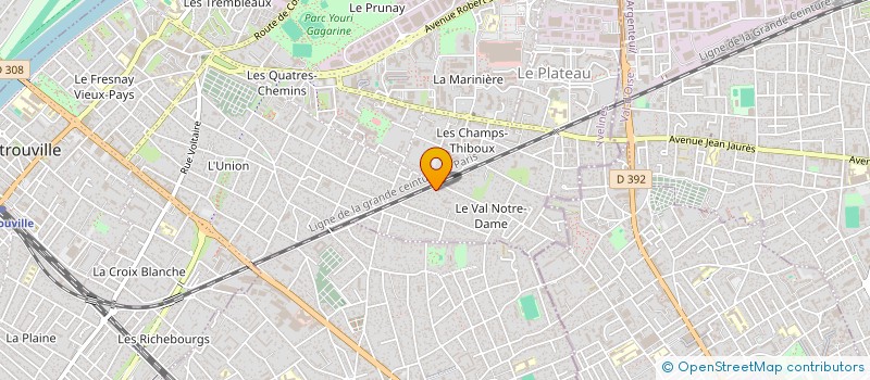 localisation de l'entreprise CARFI à SARTROUVILLE