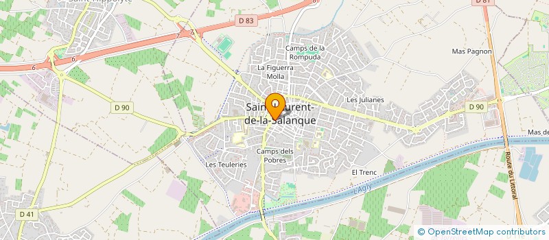 localisation de l'entreprise CARFL  SAINT-LAURENT-DE-LA-SALANQUE