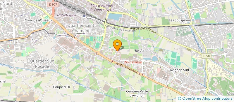 localisation de l'entreprise CARFLEET FRANCE  AVIGNON