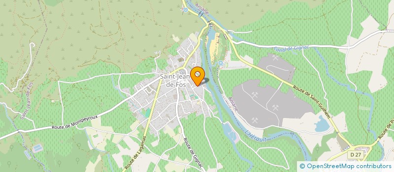 localisation de l'entreprise CARFLEURS à GIGNAC