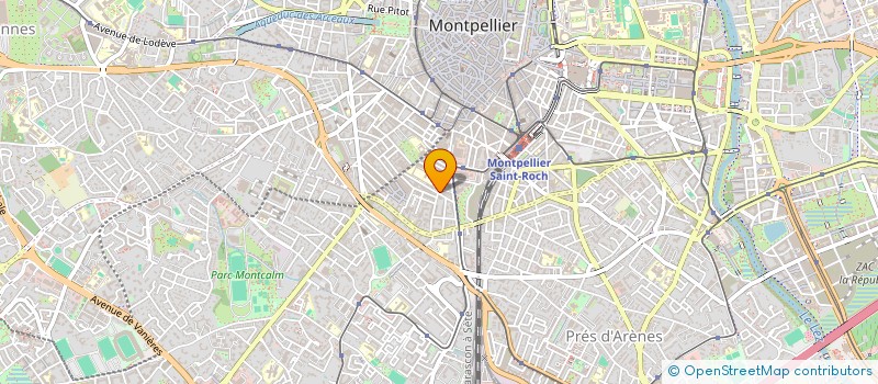 localisation de l'entreprise CARFLEX à MONTPELLIER