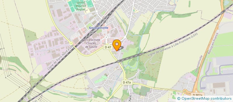 localisation de l'entreprise CARFLEX AUTOMOBILE  GOUSSAINVILLE