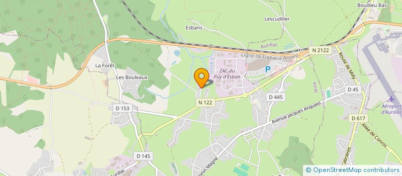 localisation de l'entreprise CARFRED à YTRAC