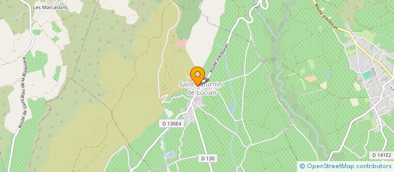 localisation de l'entreprise CARGADOUX  SAINT-SATURNIN-DE-LUCIAN