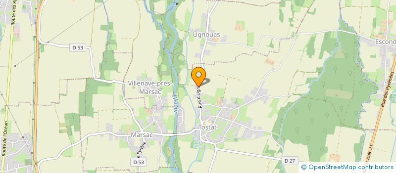 localisation de l'entreprise CARGAU à BIDART