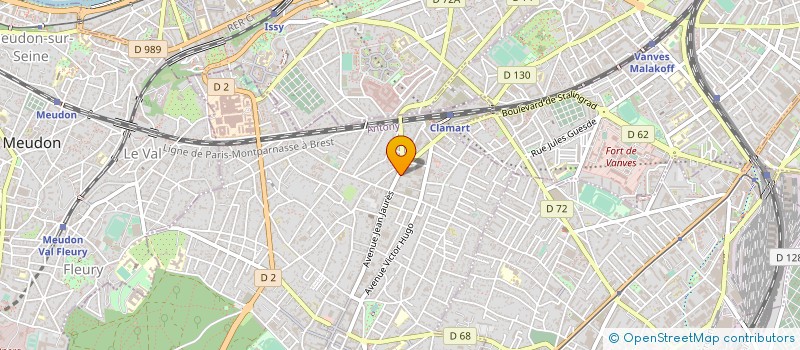 localisation de l'entreprise CARGIL  CLAMART