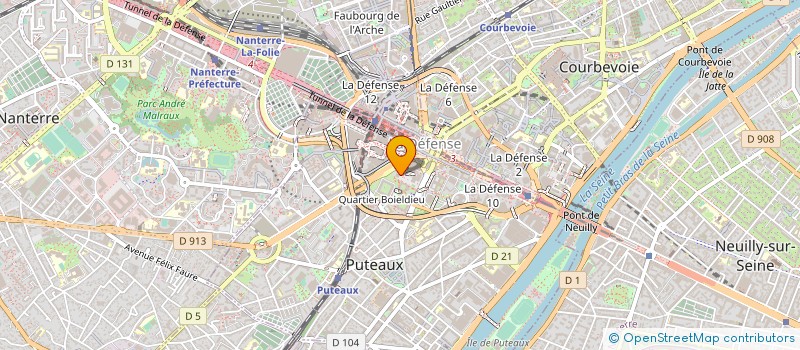 localisation de l'entreprise CARGILL CORPORATE FRANCE à PUTEAUX