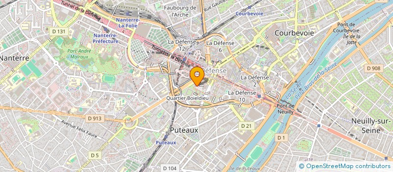localisation de l'entreprise CARGILL FOODS FRANCE à PUTEAUX