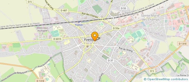 localisation de l'entreprise CARGNELUTTI ET PRODHOMME à YVETOT