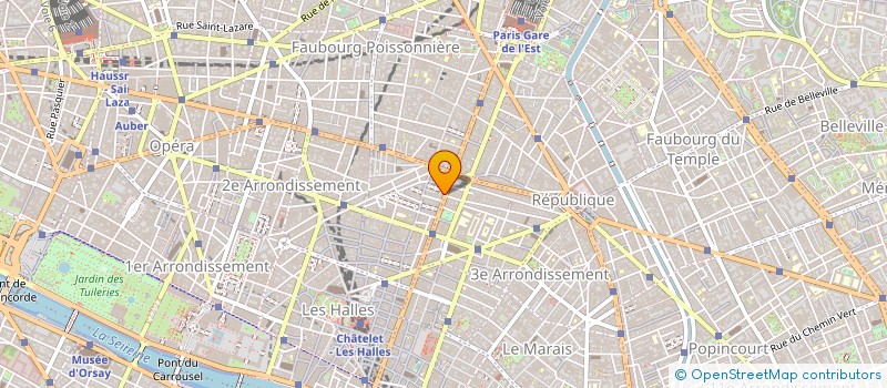 localisation de l'entreprise CARGO à PARIS