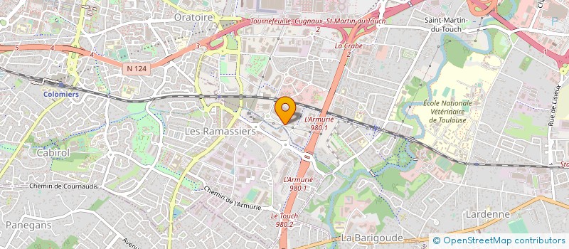 localisation de l'entreprise CARGO à TOULOUSE