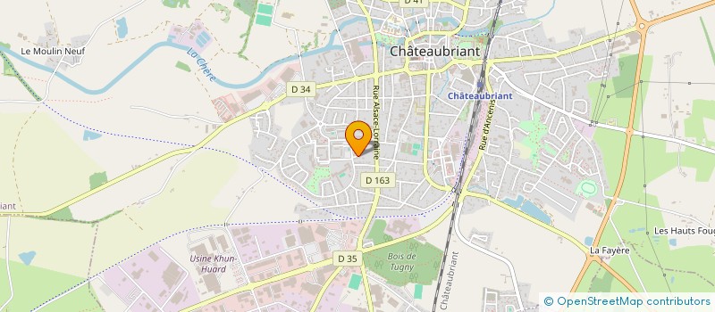 localisation de l'entreprise CARGO  CHATEAUBRIANT