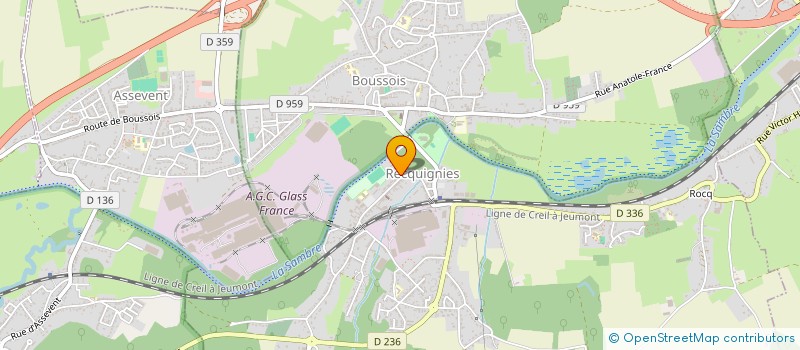 localisation de l'entreprise CARGO à RECQUIGNIES