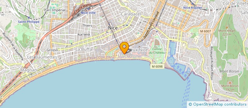 localisation de l'entreprise CARGO à NICE