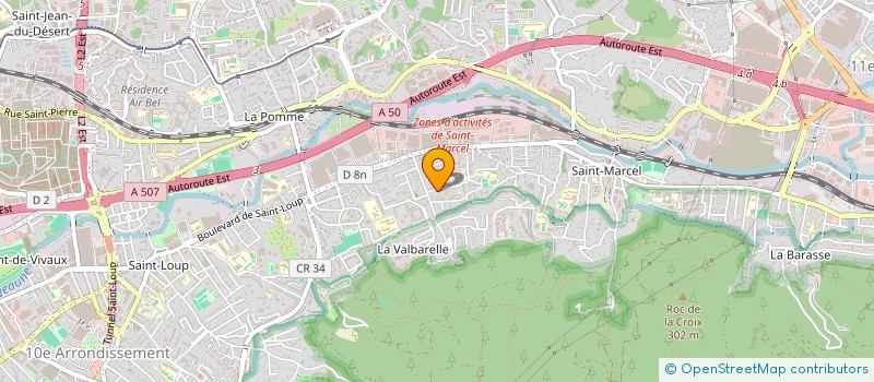 localisation de l'entreprise CARGO DIFFUSION S.A.S à MARSEILLE