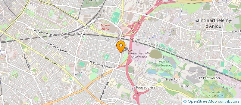 localisation de l'entreprise CARGO DU COEUR à ANGERS