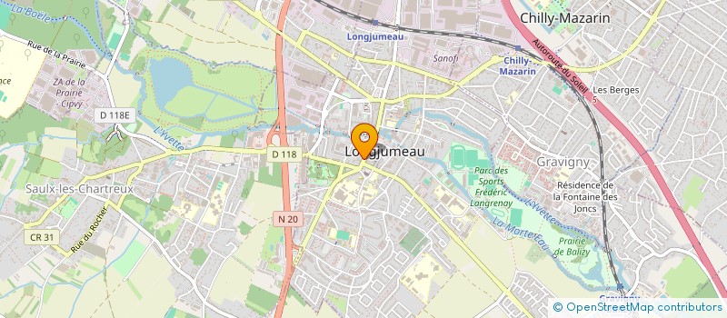 localisation de l'entreprise CARGO LOCATION  LONGJUMEAU