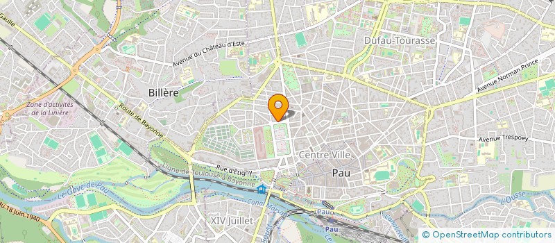 localisation de l'entreprise CARGO PRODUCTION à PAU