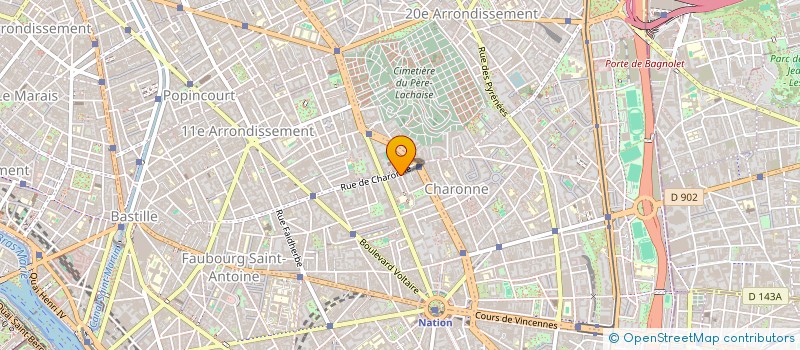 localisation de l'entreprise CARGO SAINT GERMAIN  PARIS