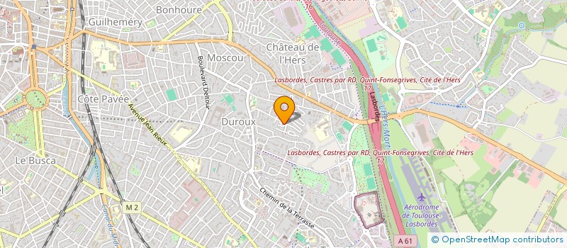 localisation de l'entreprise CARGO SOLUTION à TOULOUSE