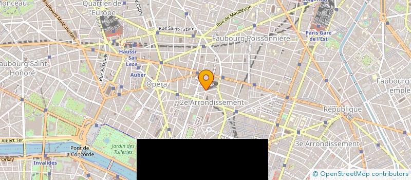 localisation de l'entreprise CARGO WEST à PARIS