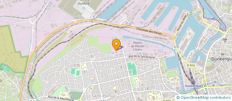 localisation de l'entreprise CARGOELAN  DUNKERQUE