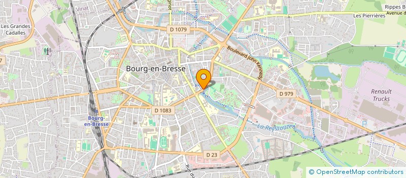 localisation de l'entreprise CARGOT à BOURG-EN-BRESSE