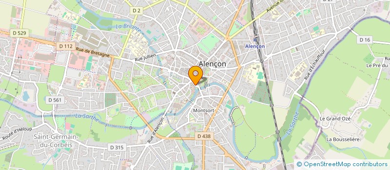 localisation de l'entreprise CARGOT à ALENCON