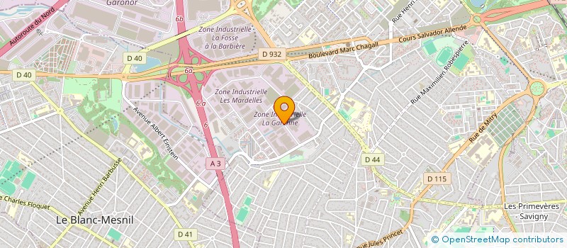 localisation de l'entreprise CARGOWAYS à AULNAY-SOUS-BOIS
