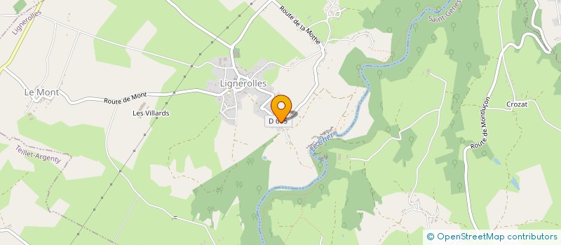 localisation de l'entreprise CARGRELE à LIGNEROLLES