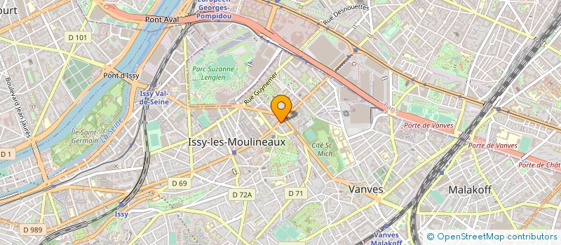 localisation de l'entreprise CARGUERAY CONSULTING PARIS à ISSY-LES-MOULINEAUX