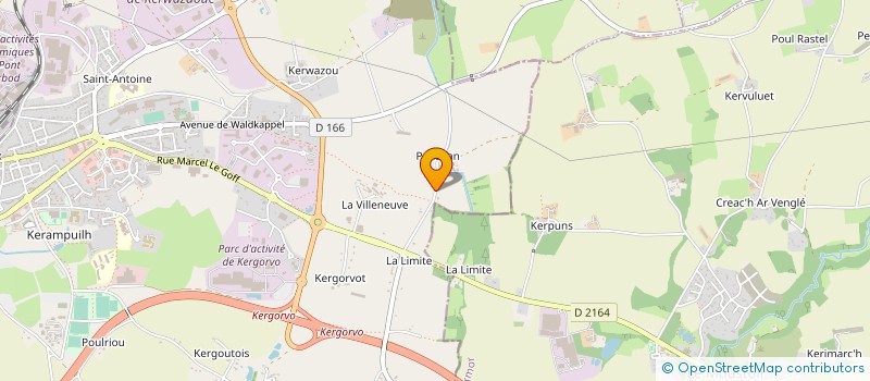 localisation de l'entreprise CARHAIX BOWLING CLUB à CARHAIX-PLOUGUER