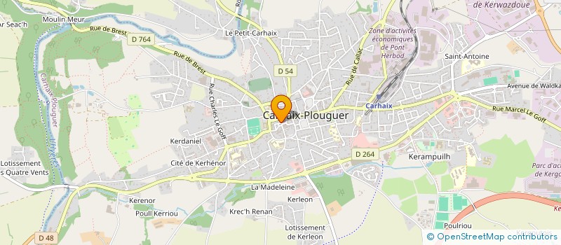 localisation de l'entreprise CARHAIX ENTRAIDE TRAVAIL OCCASIONNEL à CARHAIX-PLOUGUER