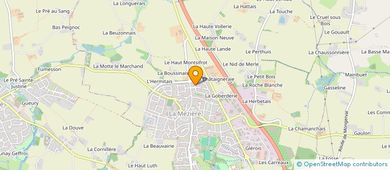 localisation de l'entreprise CARHAS  LA MEZIERE